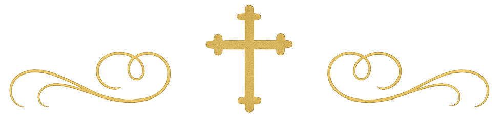 Gold Cross With Flourishes